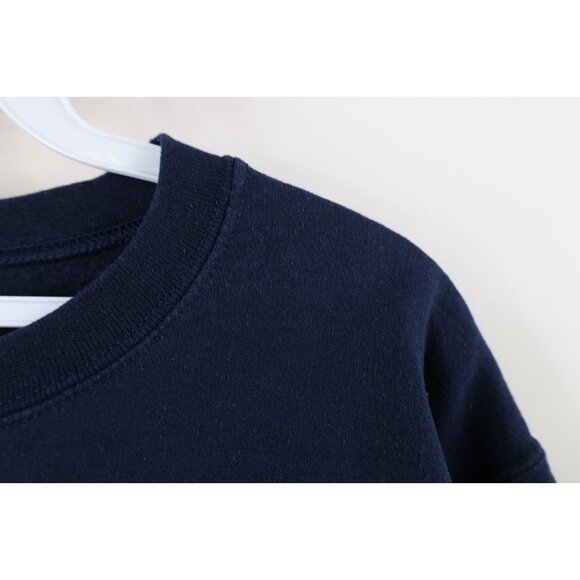 Vtg 90s Womens Small Faded Spell Out University of Michigan Crewneck Sweatshirt - Picture 5 of 13